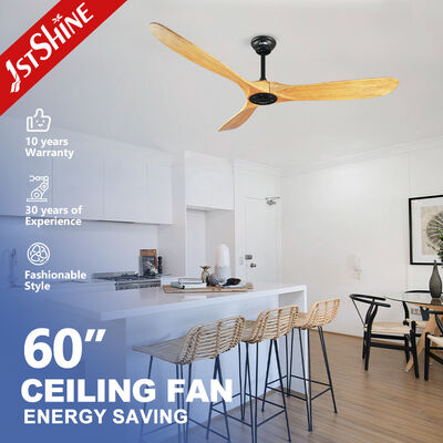 Good price OEM Remote Control Bldc Solid Wood Ceiling Fan With LED Lighting online
