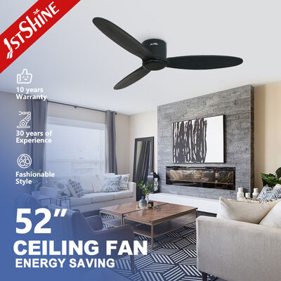 Good price 52'' Noiseless Motor Remote LED Ceiling Fan With 3 Wood Blades online