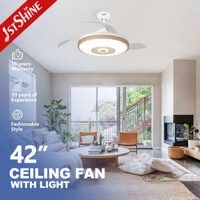 Good price Invisible 42 Inch Smart RGB LED Ceiling Fan For Bedroom online