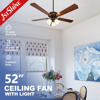 Good price Classic 5-Blade Ceiling Fan with Pull Chain MDF Blades AC Motor online